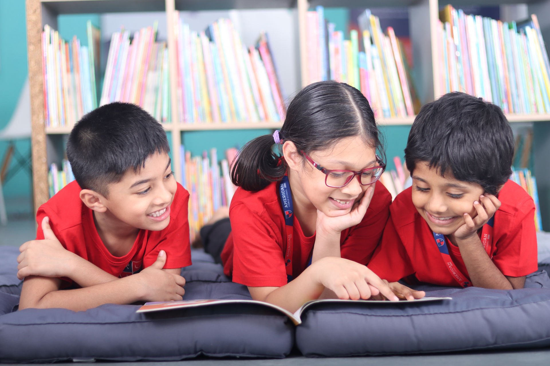 AWS Students Reading Together