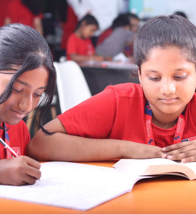 Students showing integrity