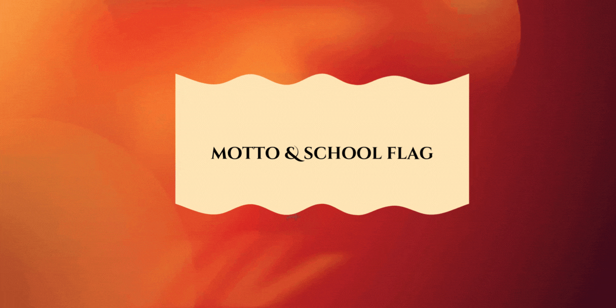 School Motto and Flag - Towards Charity by Truth